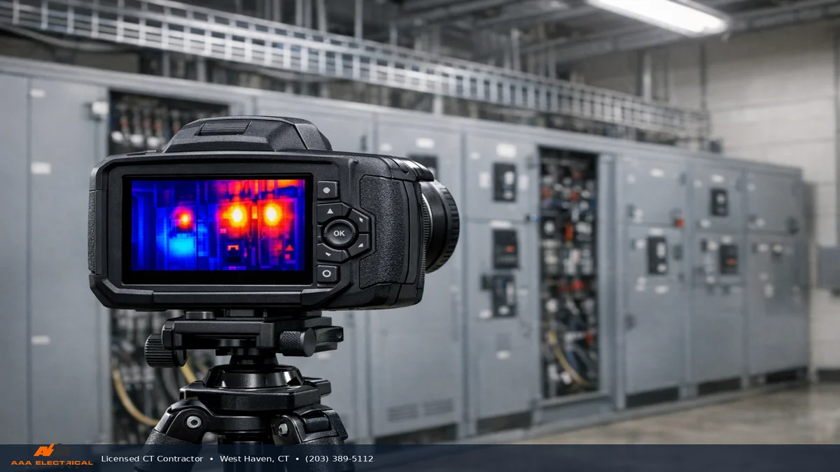 Fluke thermal camera - NFPA 70B infrared testing