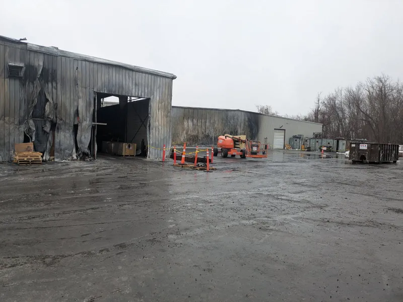 Commercial electrical fire — preventable with infrared testing