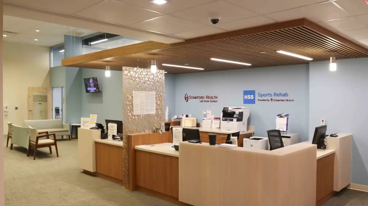 Stamford Health Norwalk exterior aerial view